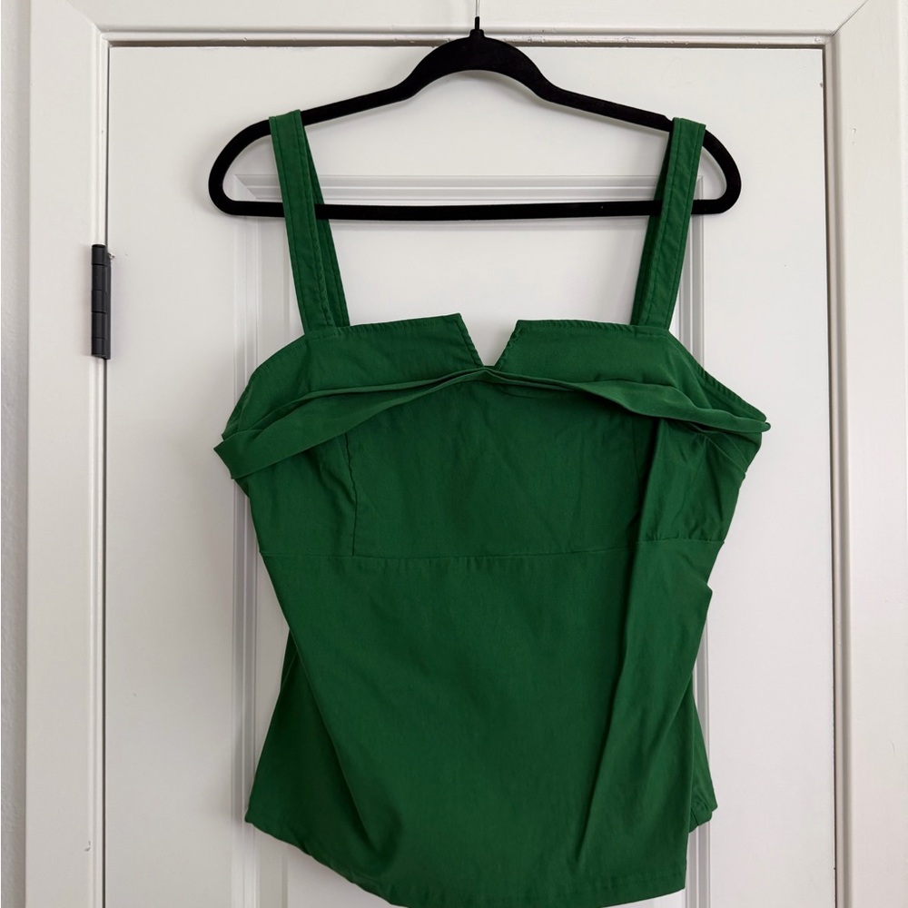 Belle Poque Green Corset Style Tank Top XXL